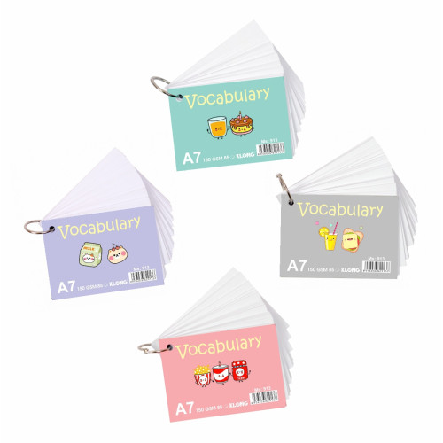 Thẻ Vocabulary Card A7 85 tờ 913
